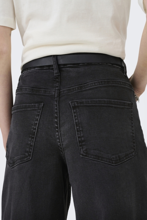 Jacqueline de Yong jdyfelina-fina hw wide blk jeansdnm